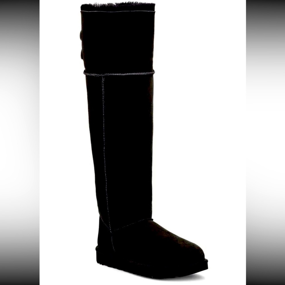 Womens Ugg Over the Knee Bailey Button boot Size 8 brand new in box